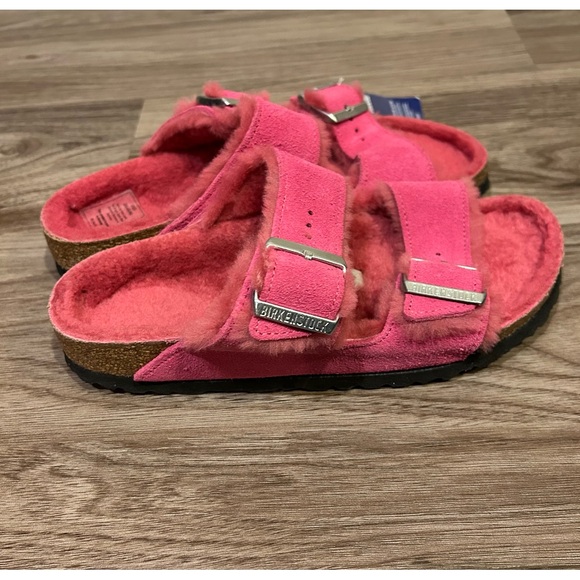 Birkenstock Arizona Shearling - Suede Shoes - Picture 3 of 12